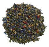 organic herbal tea; mint, chamomile.