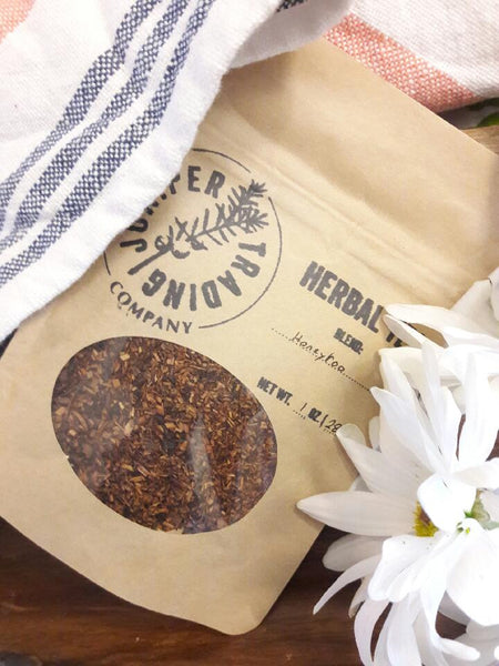 Herbal tea blend, honeybush, rooibos, red tea